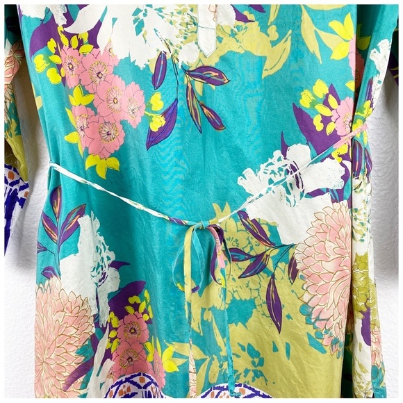 CAbi Poetry Silk Floral Print Tunic Size Medium‎ - Picture 6 of 12